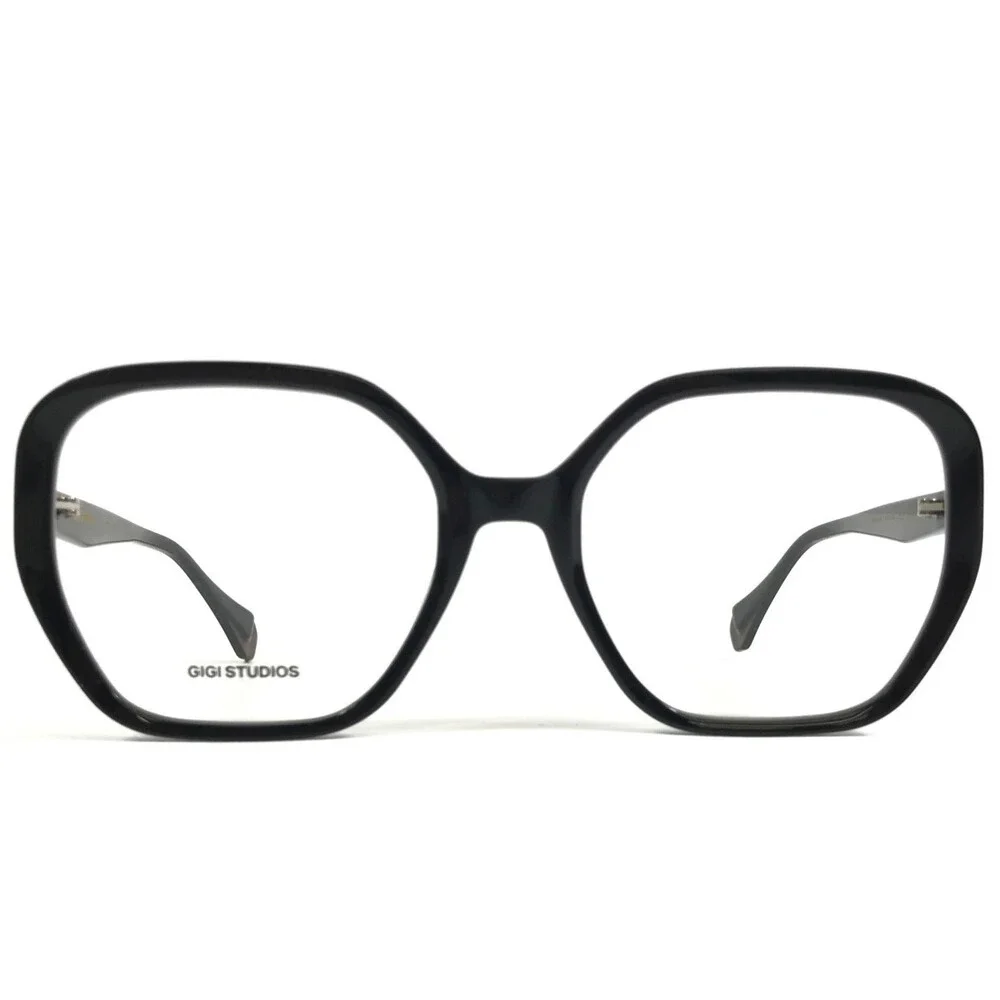 Gigi Studios Eyeglasses Frames ACID 6940/1 Black Butterfly Full Rim 53-19-140